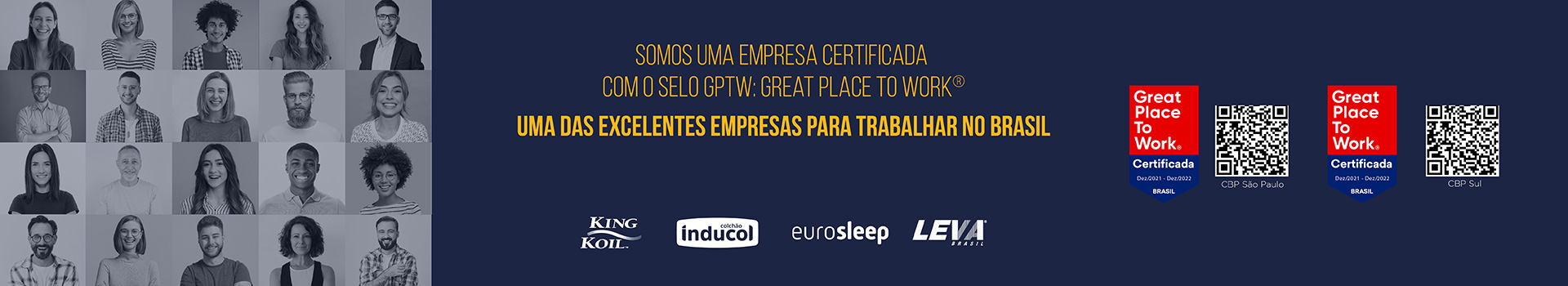 Somos una empresa certificada con el sello GPTW: Great Place to Work®